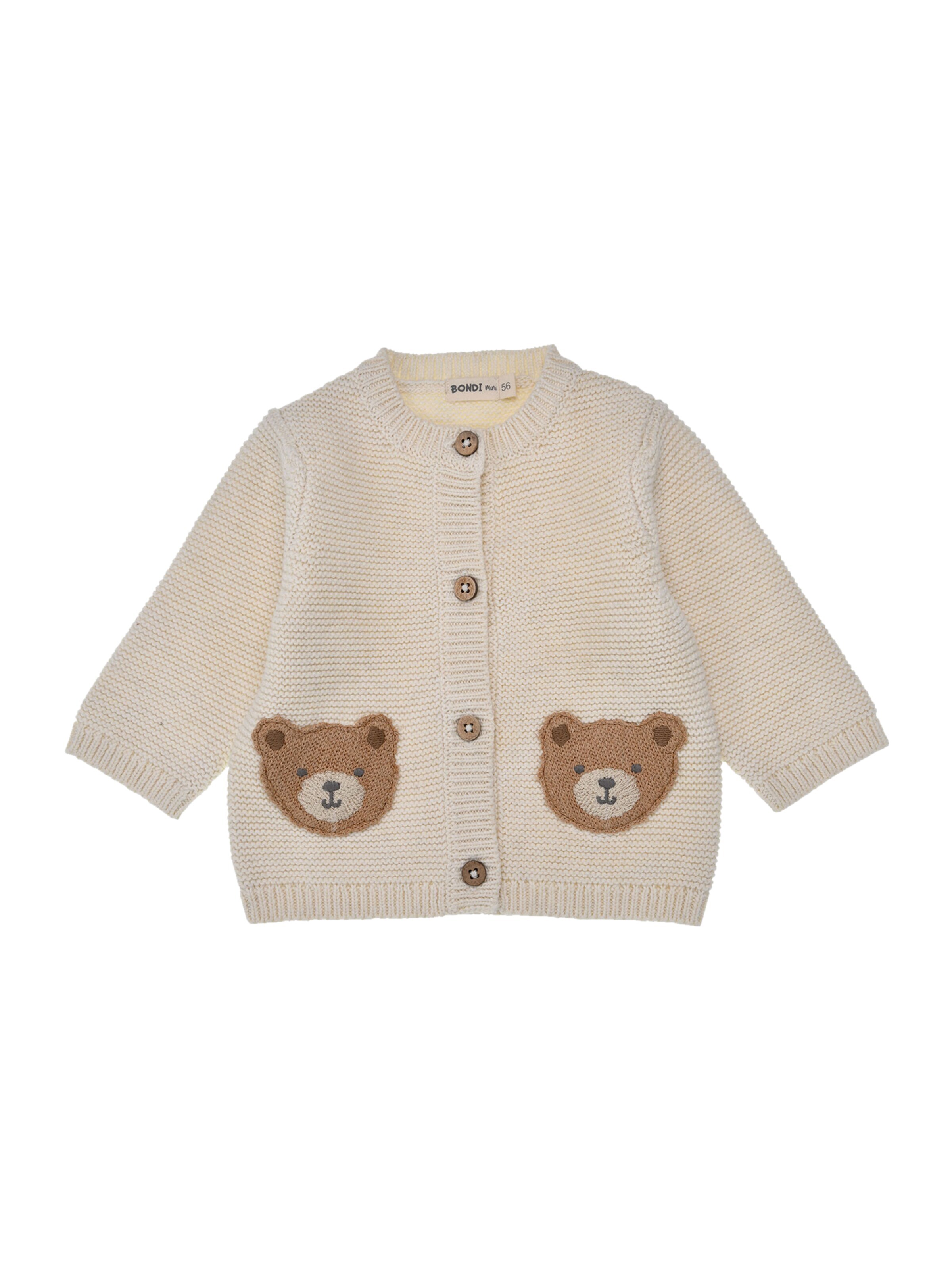 BONDI Strickjacke‌ in Beige: Vorderseite