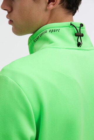 CAMP DAVID Sweatvest in Groen