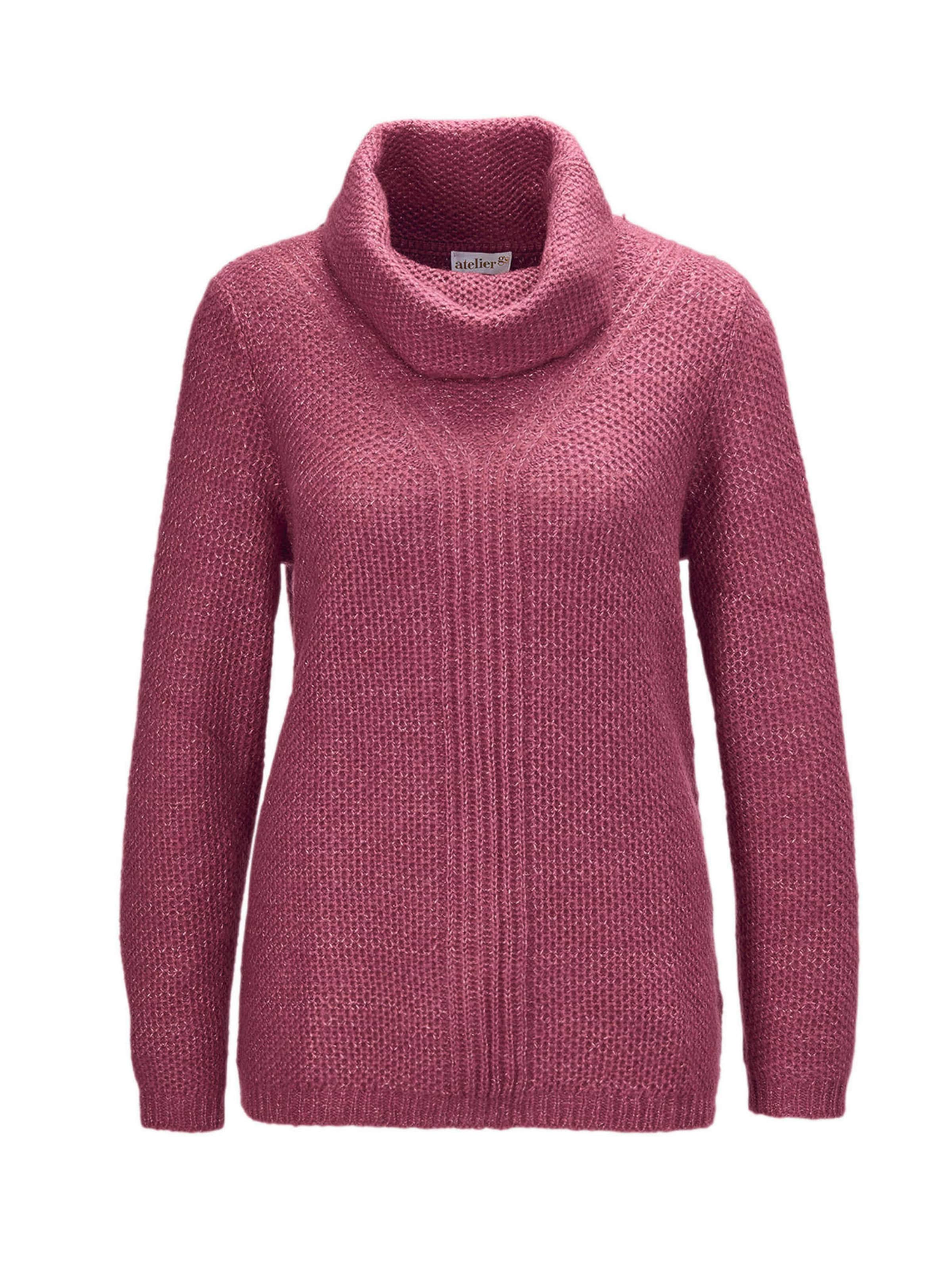 Goldner Pullover in altrosa, Produktansicht