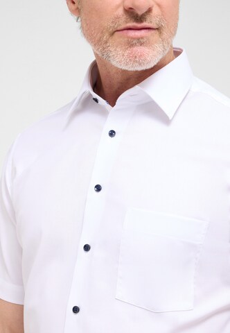 ETERNA Regular fit Button Up Shirt in White