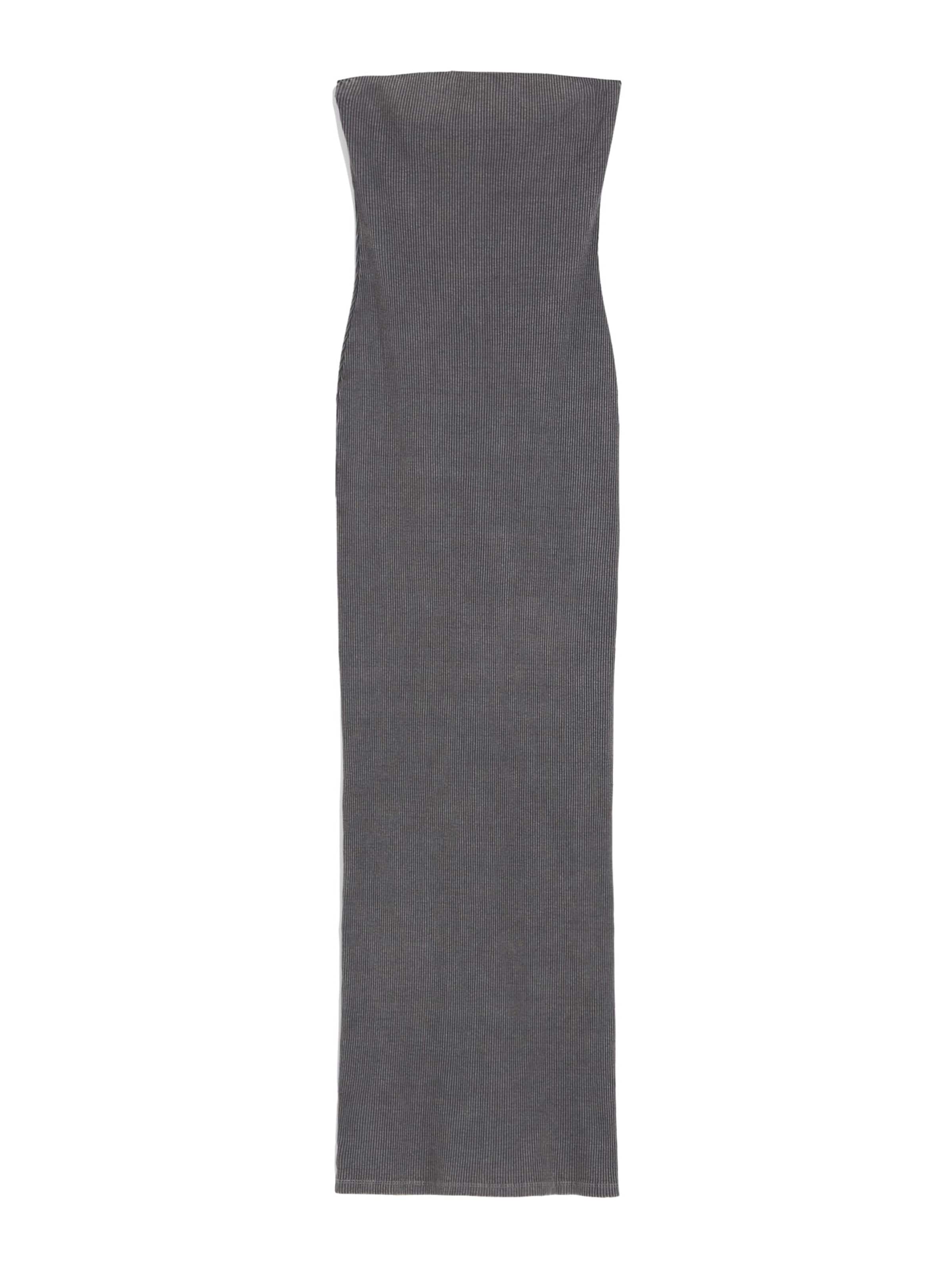 Bershka Sukienka w kolorze szary: przód