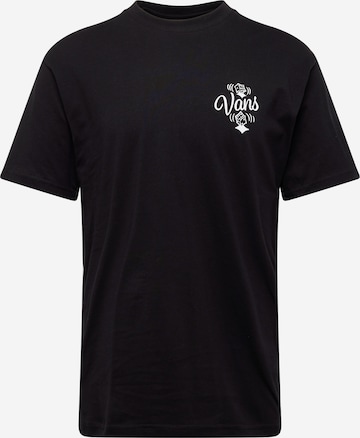 VANS - Camisa 'SIXTY SIXERS' em preto: frente