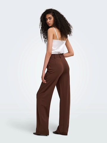 ONLY Wide Leg Housut 'ONLPOPTRASH-TAILORED' värissä punainen