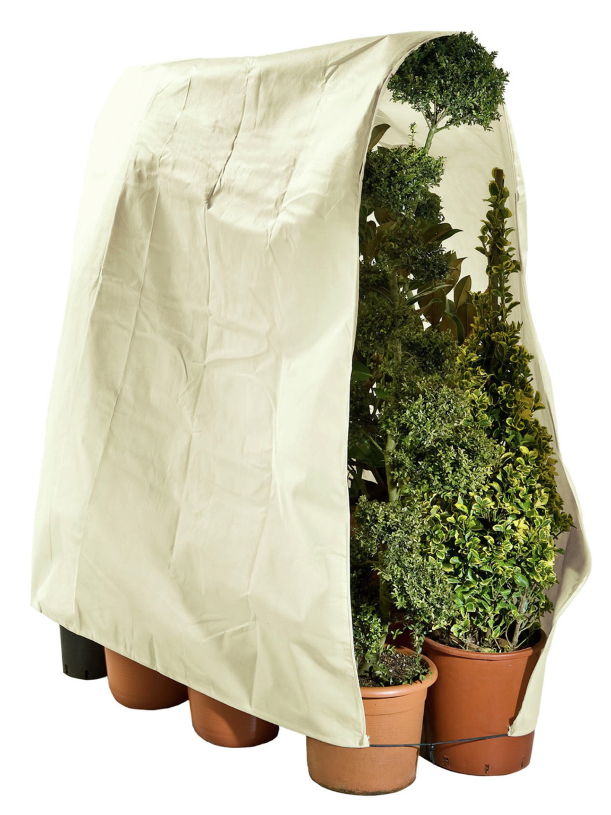 Wenko Blankets 'Vlies Vlies' in Beige: front