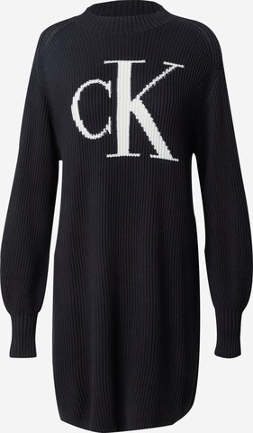 Calvin Klein Jeans Kötött ruhák - fekete: elől