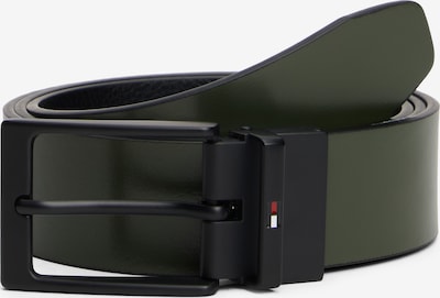TOMMY HILFIGER Vyö 'LAYTON REV' värissä tummanvihreä / musta, Tuotenäkymä