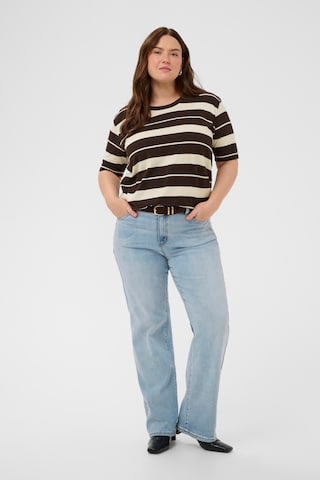 KAFFE CURVE Blouse in Brown