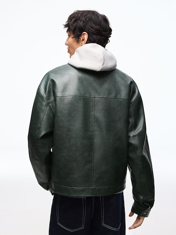 Bershka Átmeneti dzseki - zöld