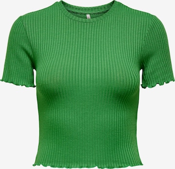 T-shirt 'JANIE' ONLY en vert : devant