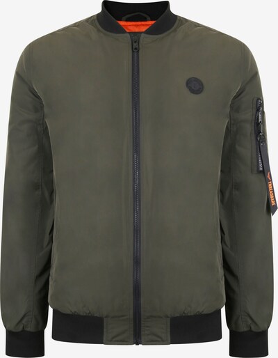 Threadbare Veste mi-saison en vert / noir, Vue avec produit