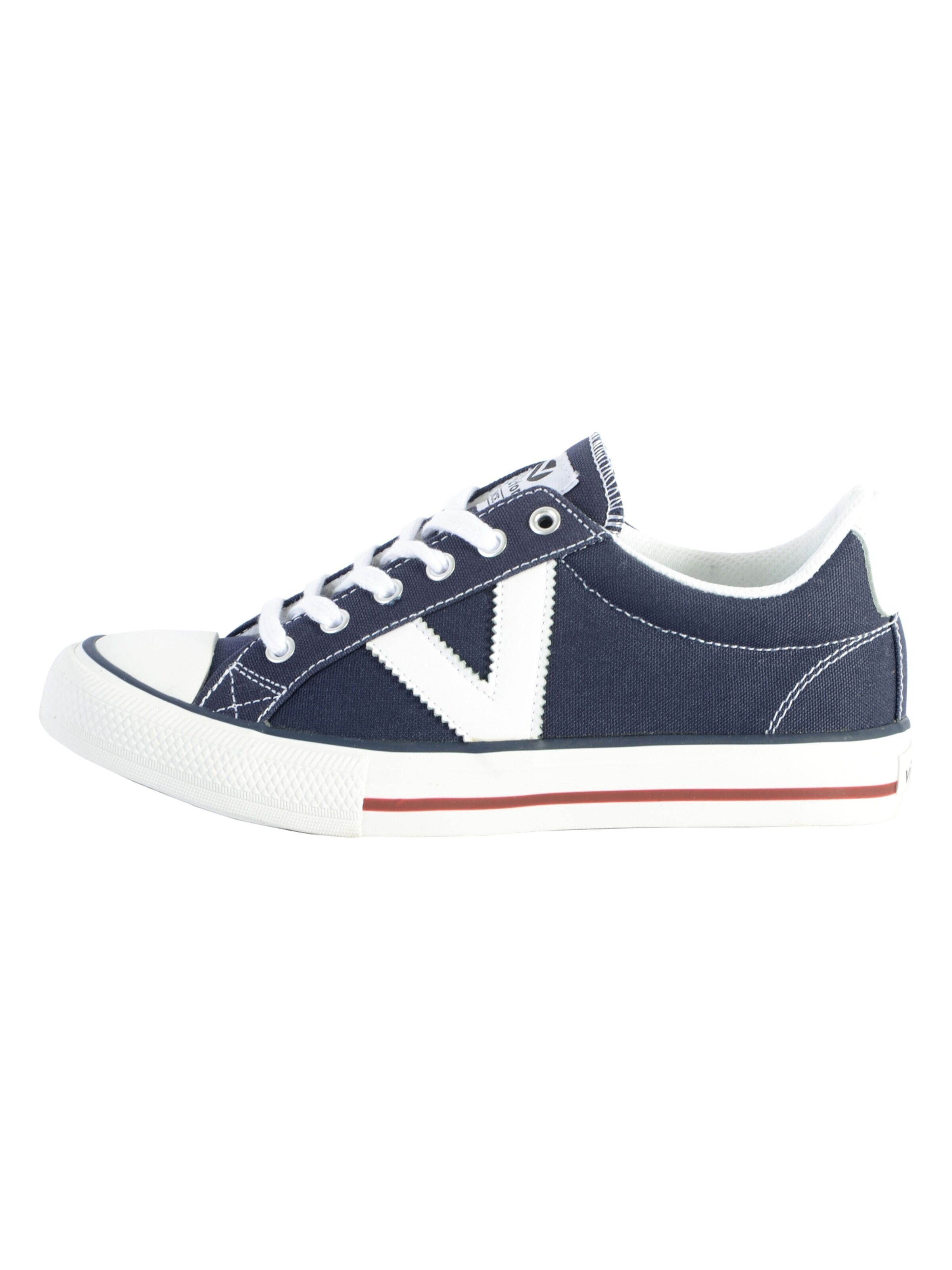 victoria Athletic Lace-Up Shoes in Blue: front