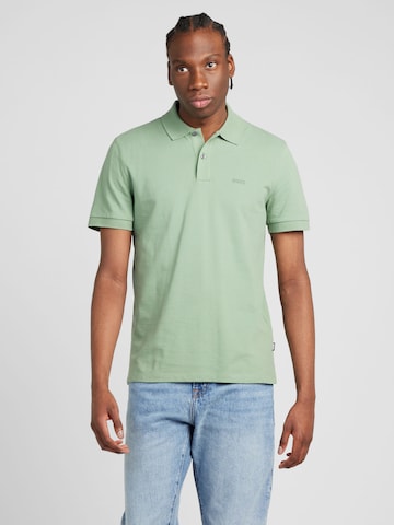 T-Shirt 'Pallas' BOSS Black en vert : devant