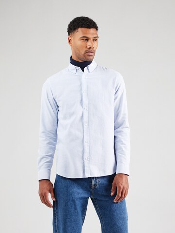 JJ Rebel Regular fit Srajca 'JREBOSCAR' | modra barva: sprednja stran