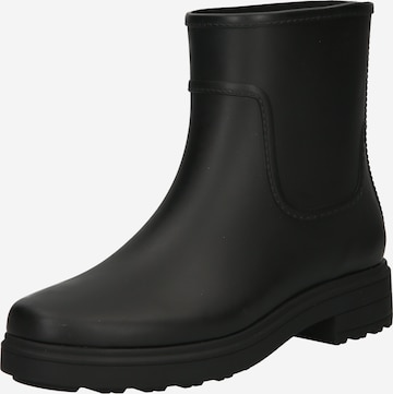 Calvin Klein Rubber Boots in Black: front