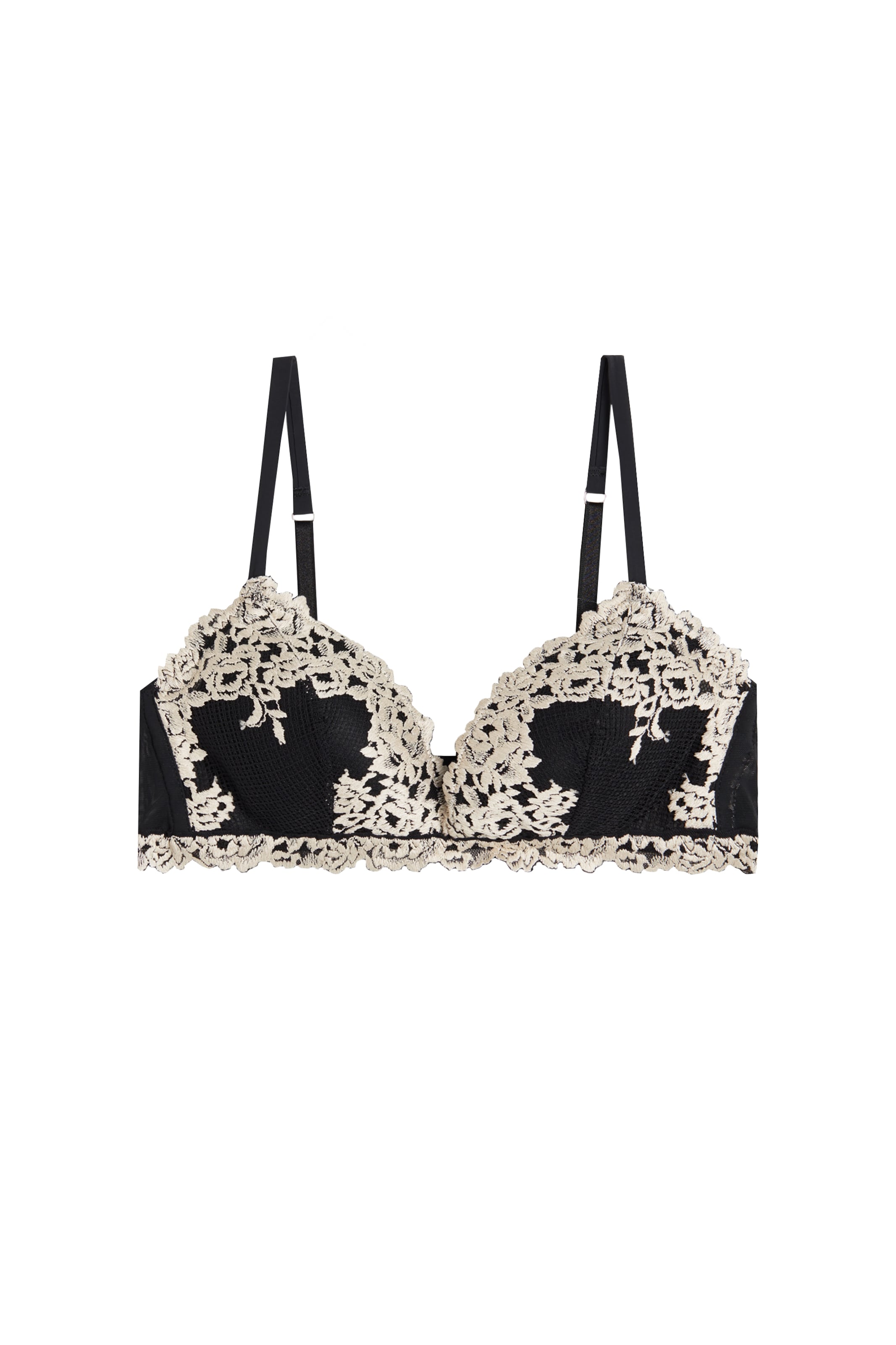 INTIMISSIMI Triangle Bra 'Pretty Flowers' in Black | ABOUT YOU