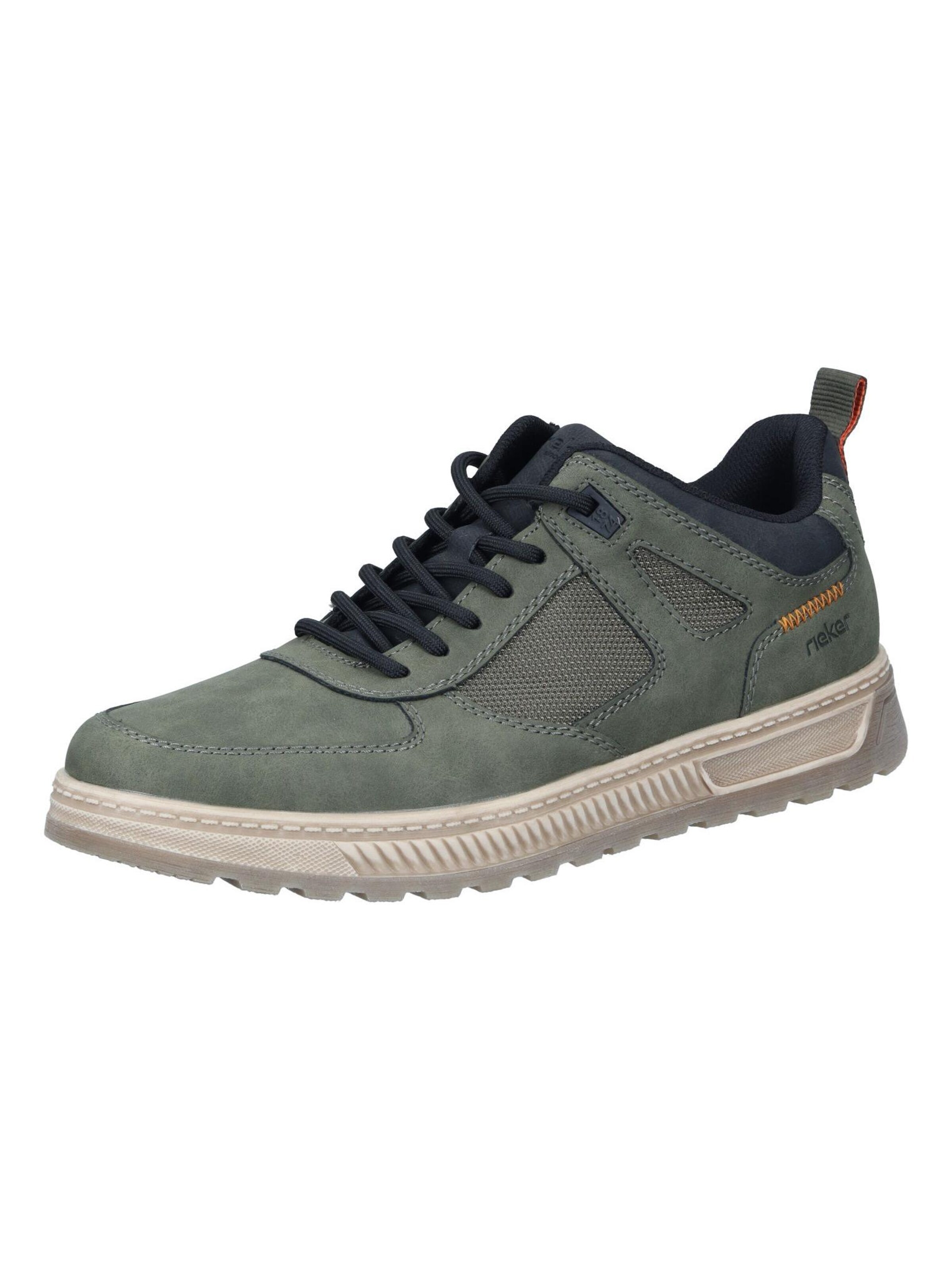 Chaussure à lacets Rieker en vert : devant