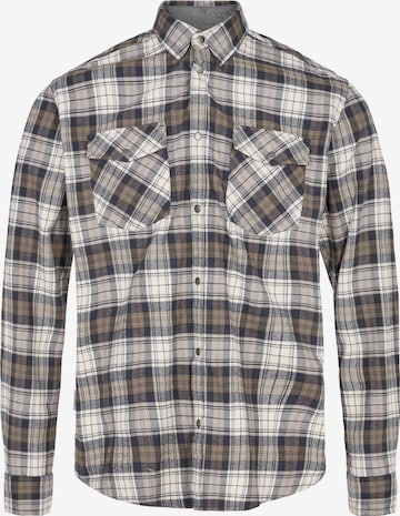 Sunwill Regular fit Button Up Shirt in Brown: front