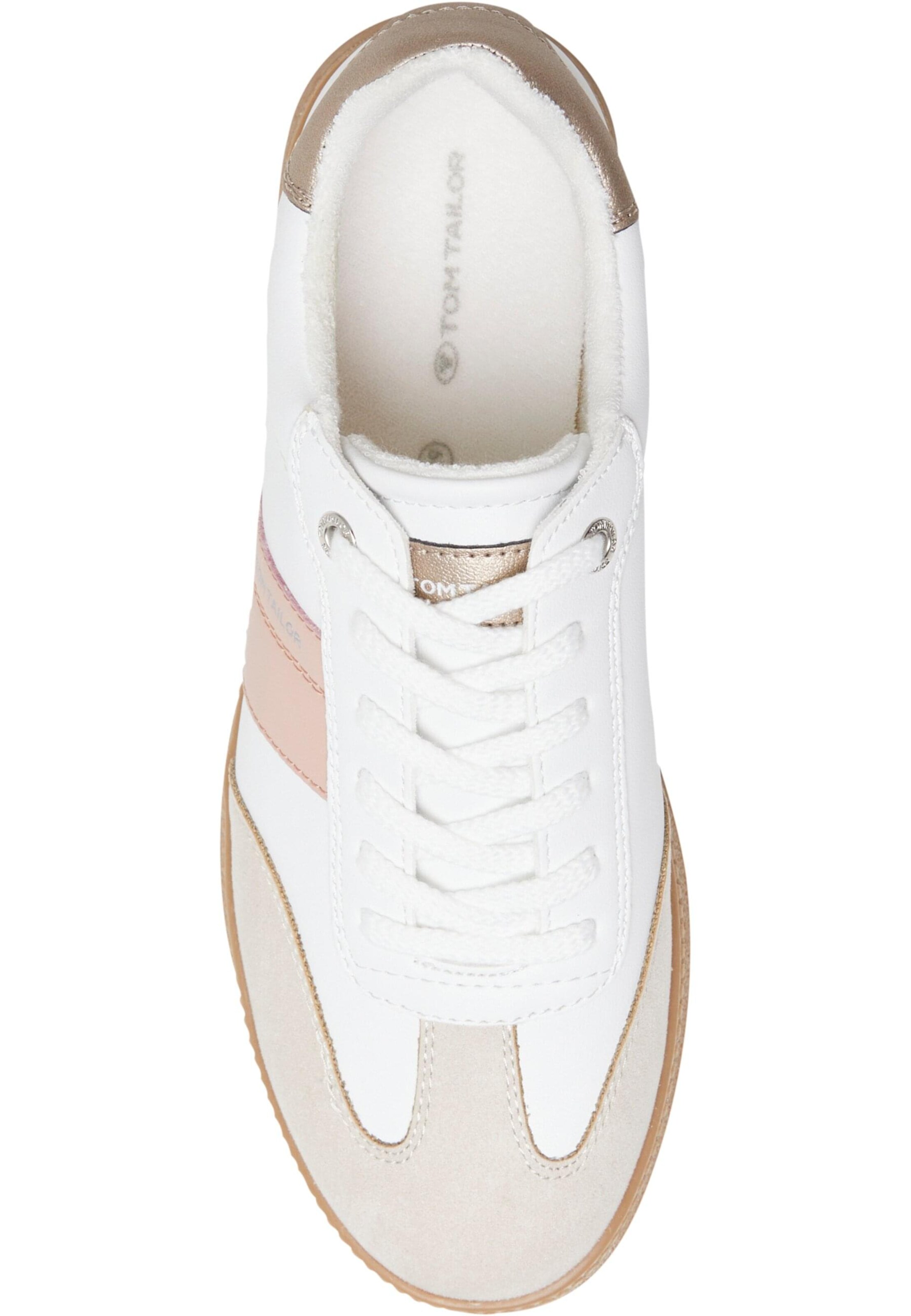 TOM TAILOR - Zapatillas deportivas en blanco