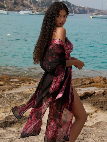 JIORO Strandjurk 'PAISLEY DARK' in Gemengde kleuren