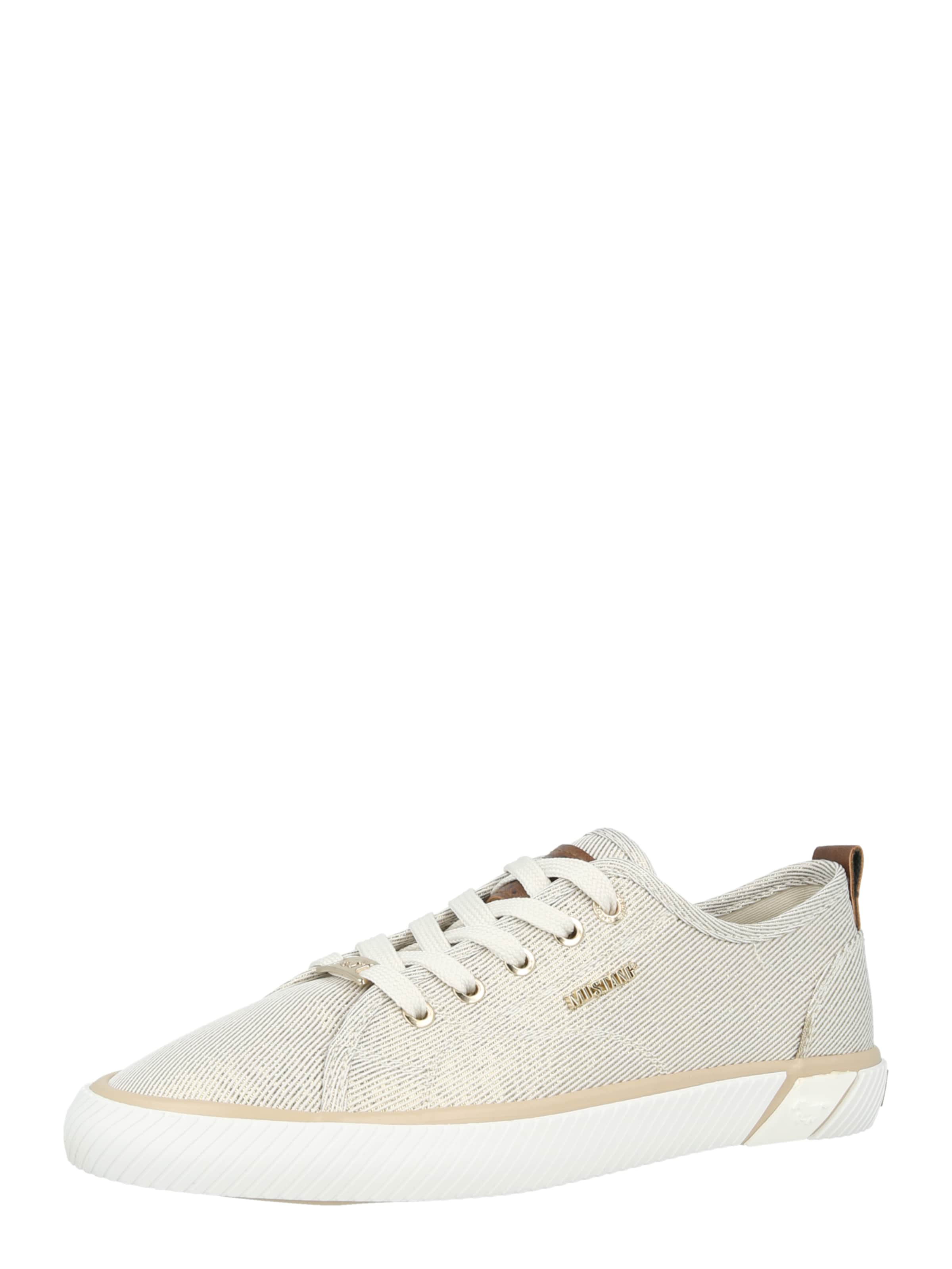 MUSTANG Sneaker in creme / gold, Produktansicht