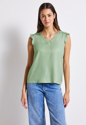 STREET ONE Shirt in Grün: Vorderseite