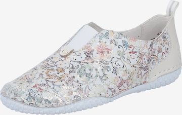 Chaussure basse Rieker en blanc : devant