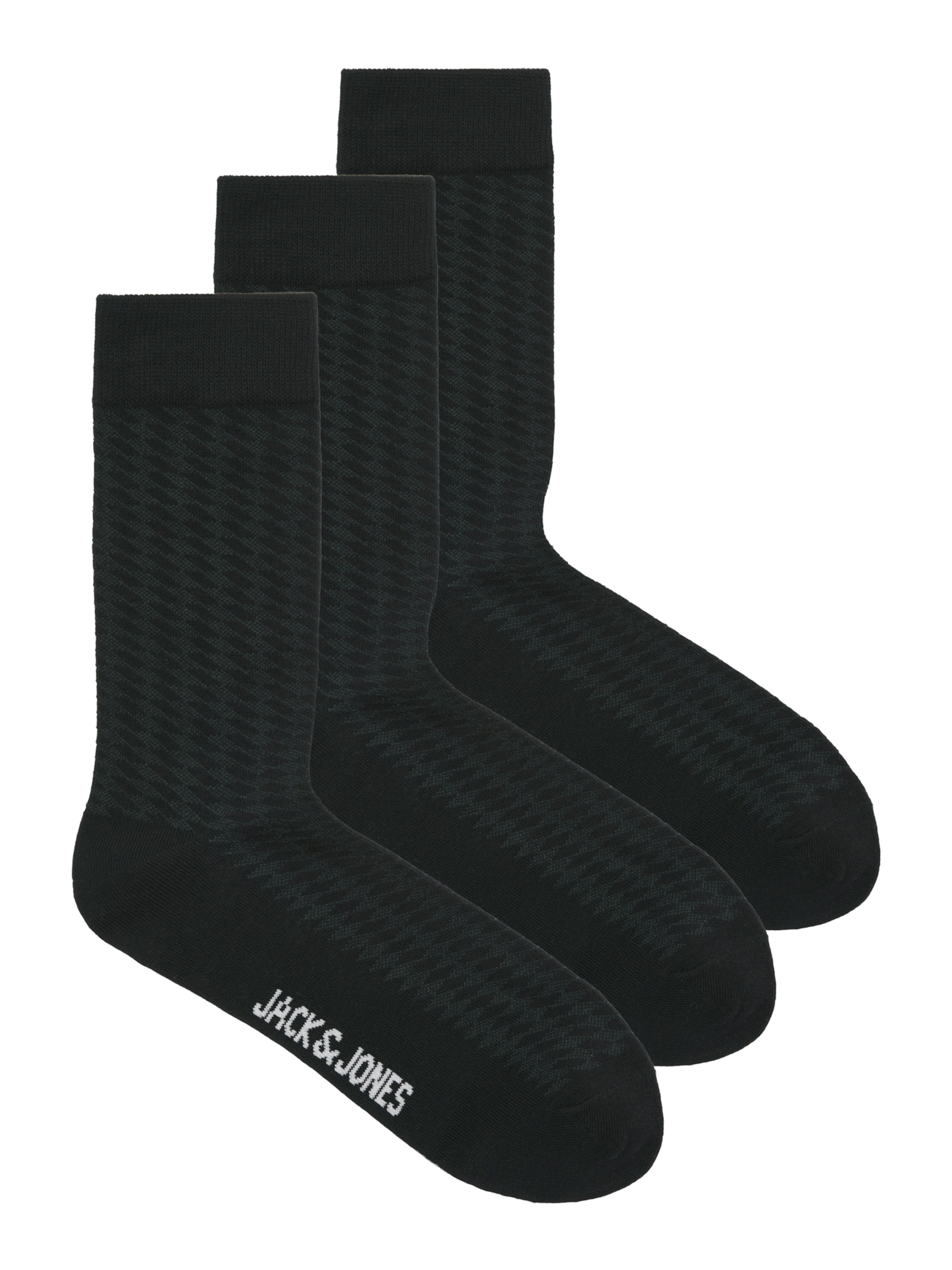 JACK & JONES Носки 'JACDIAMOND' в Черный: спереди