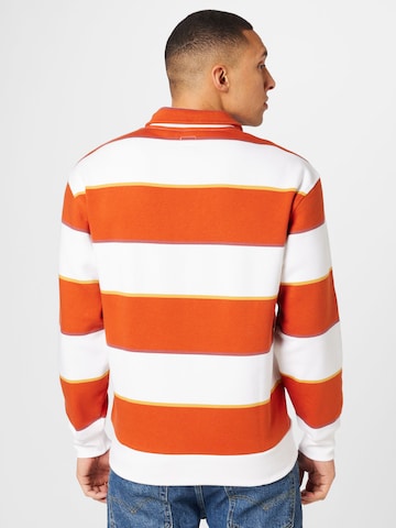 LEVI'S ® - Sweatshirt 'Relaxed Babytab 1/4 Zip' em laranja