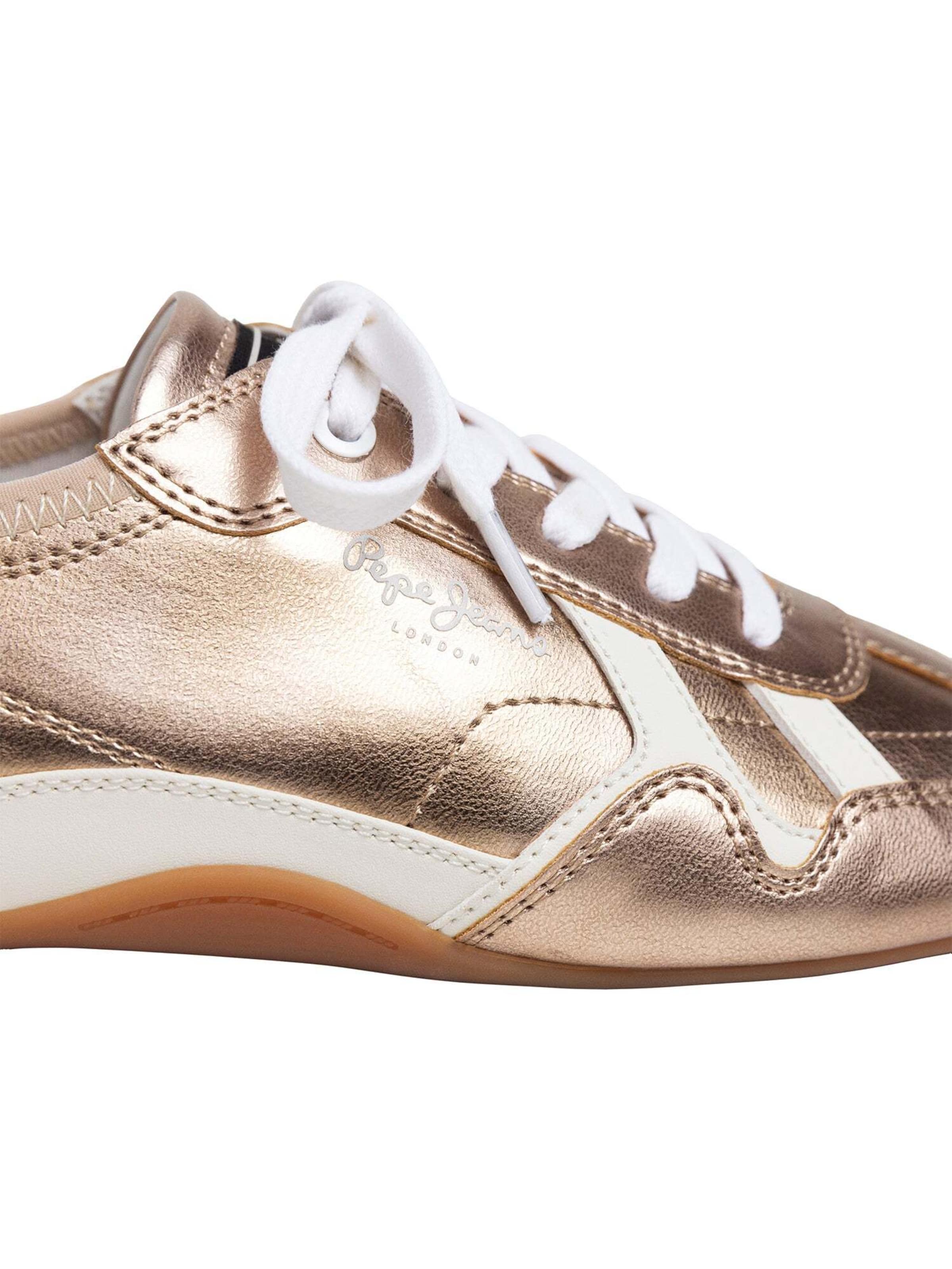 Baskets basses 'NOA SHINE' Pepe Jeans en or