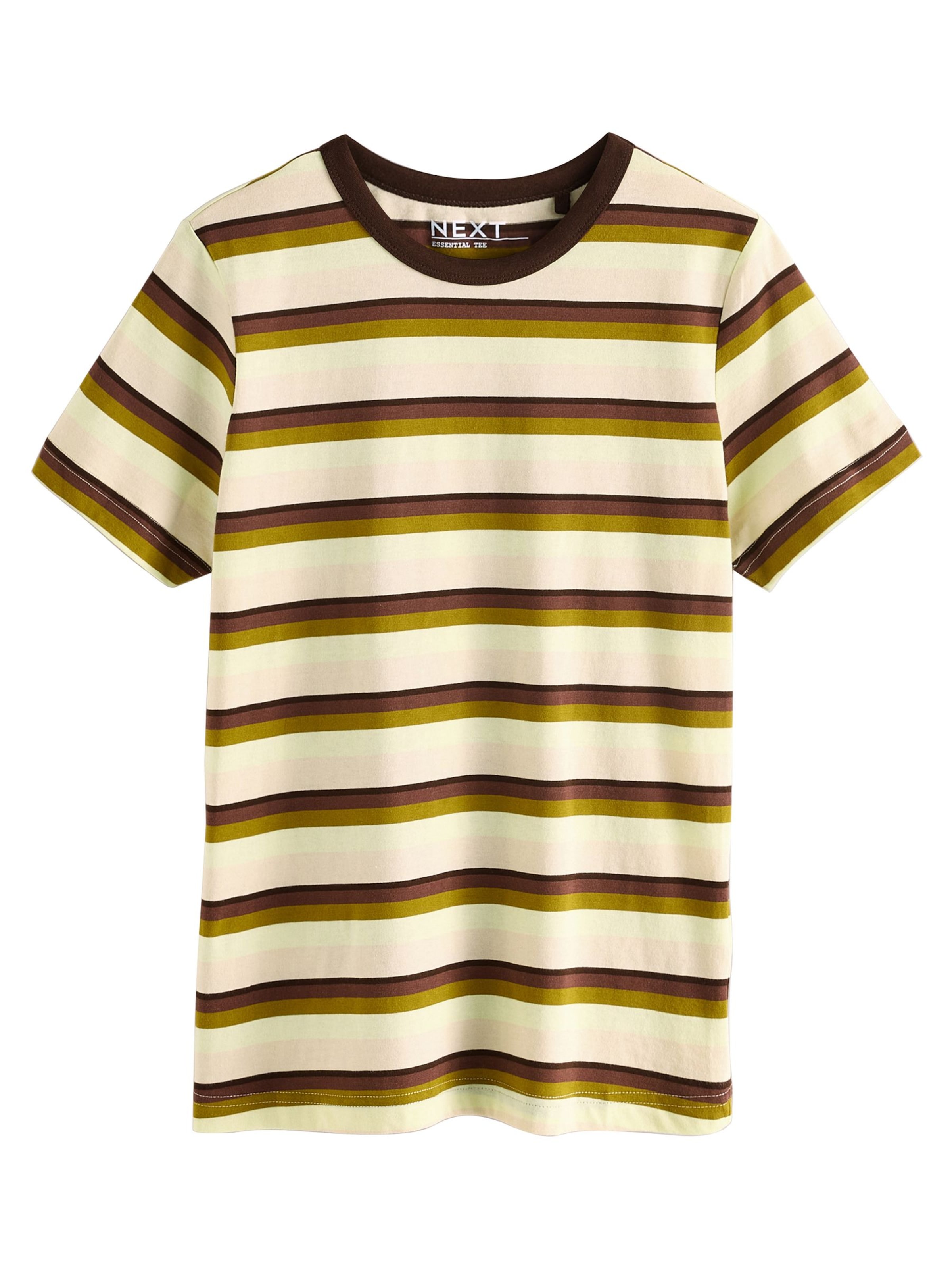 Next T-shirt i beige: framsida