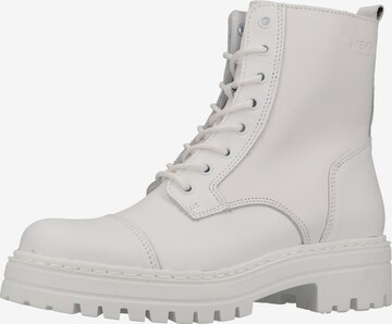 Bottines à lacets Steven New York en blanc