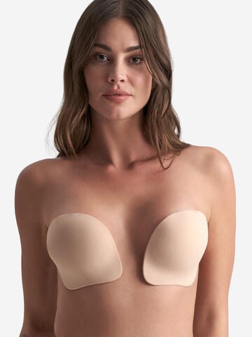 Push-up Accessoires soutien-gorge Bye Bra en beige : devant