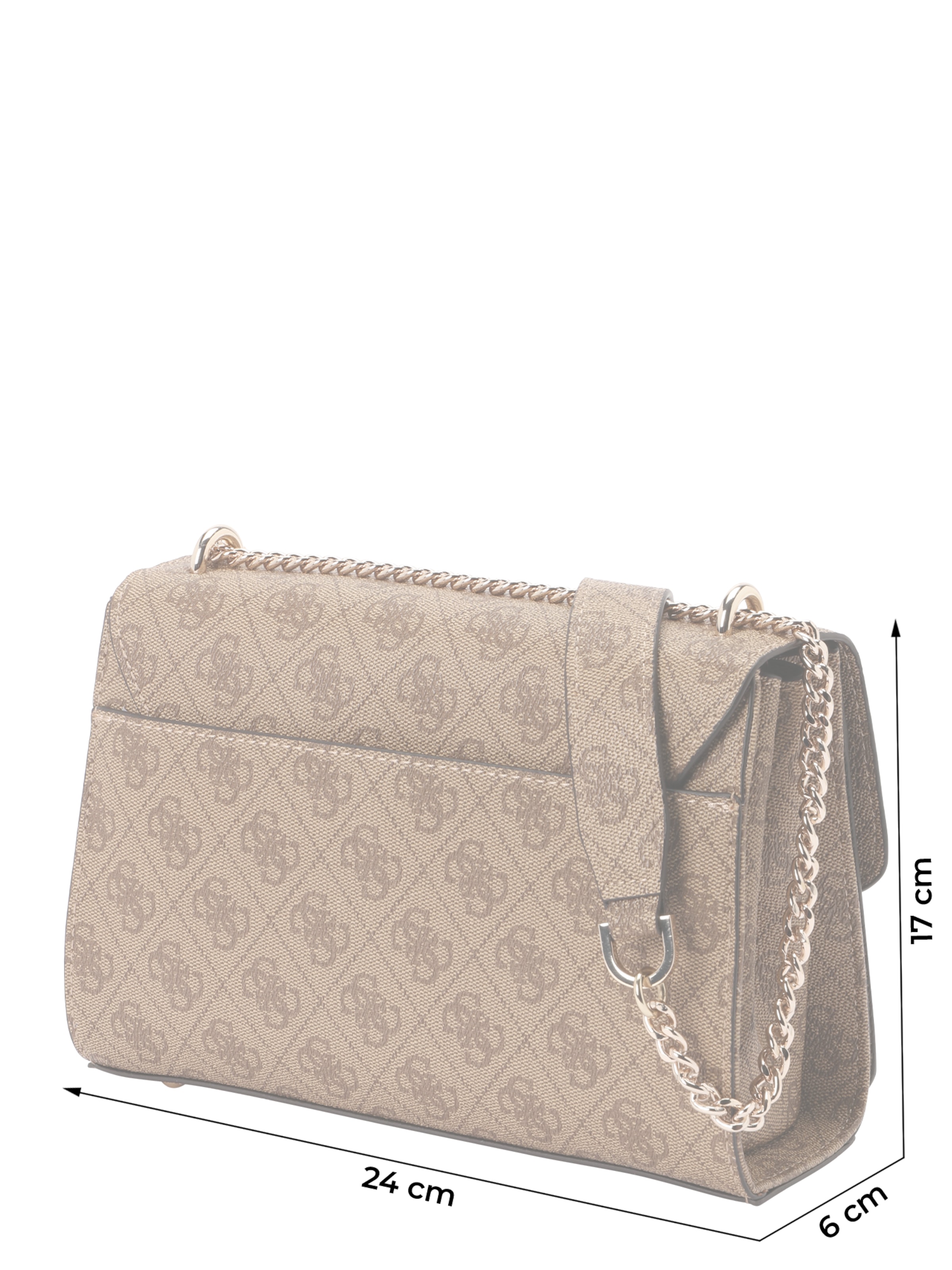 GUESS Crossbody bag 'CALISTA CONVERTIBLE XBODY FLAP' in Brown