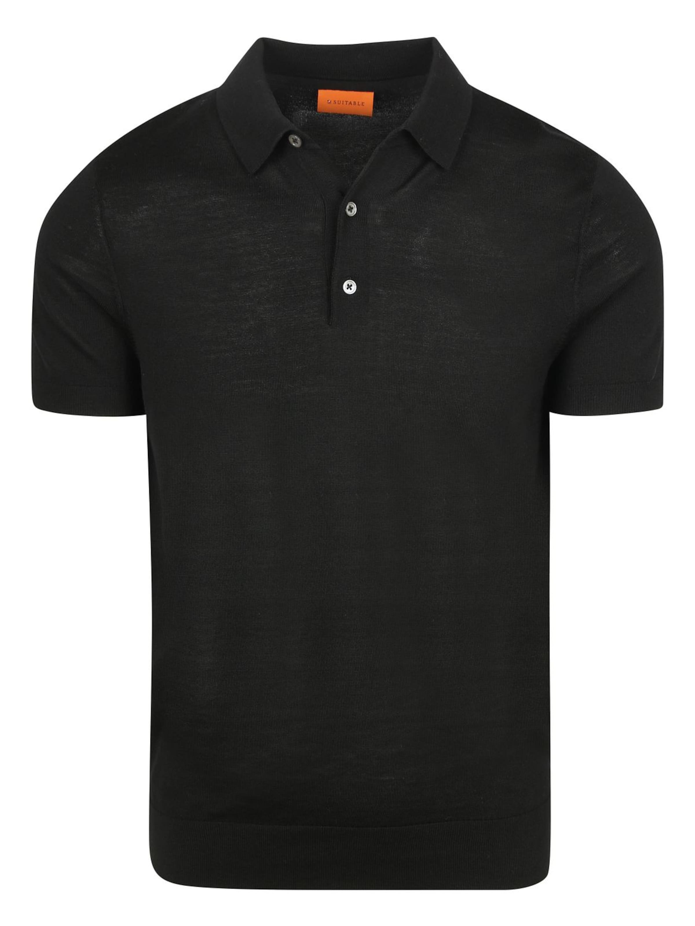 Suitable Shirt in Zwart: voorkant