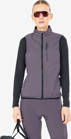 ENDURANCE Overgangsjakke 'Nimbos W Cycling/MTB Lightweight Vest' i grå: forside