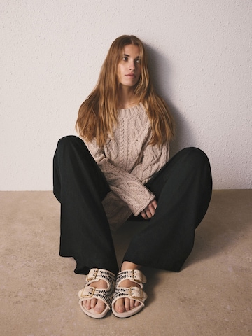 Wide Leg Pantalon Next en noir