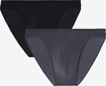 HOM Panty ' Plumes ' in Grey: front