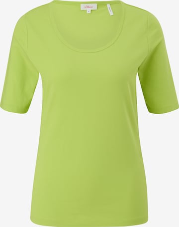 Tricou de la s.Oliver pe verde: față