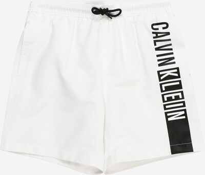 Calvin Klein Swimwear Ujumispüksid 'Intense Power' must / valge, Tootevaade