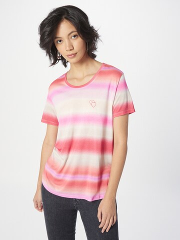 T-shirt 'HORIZON' Key Largo en rose : devant