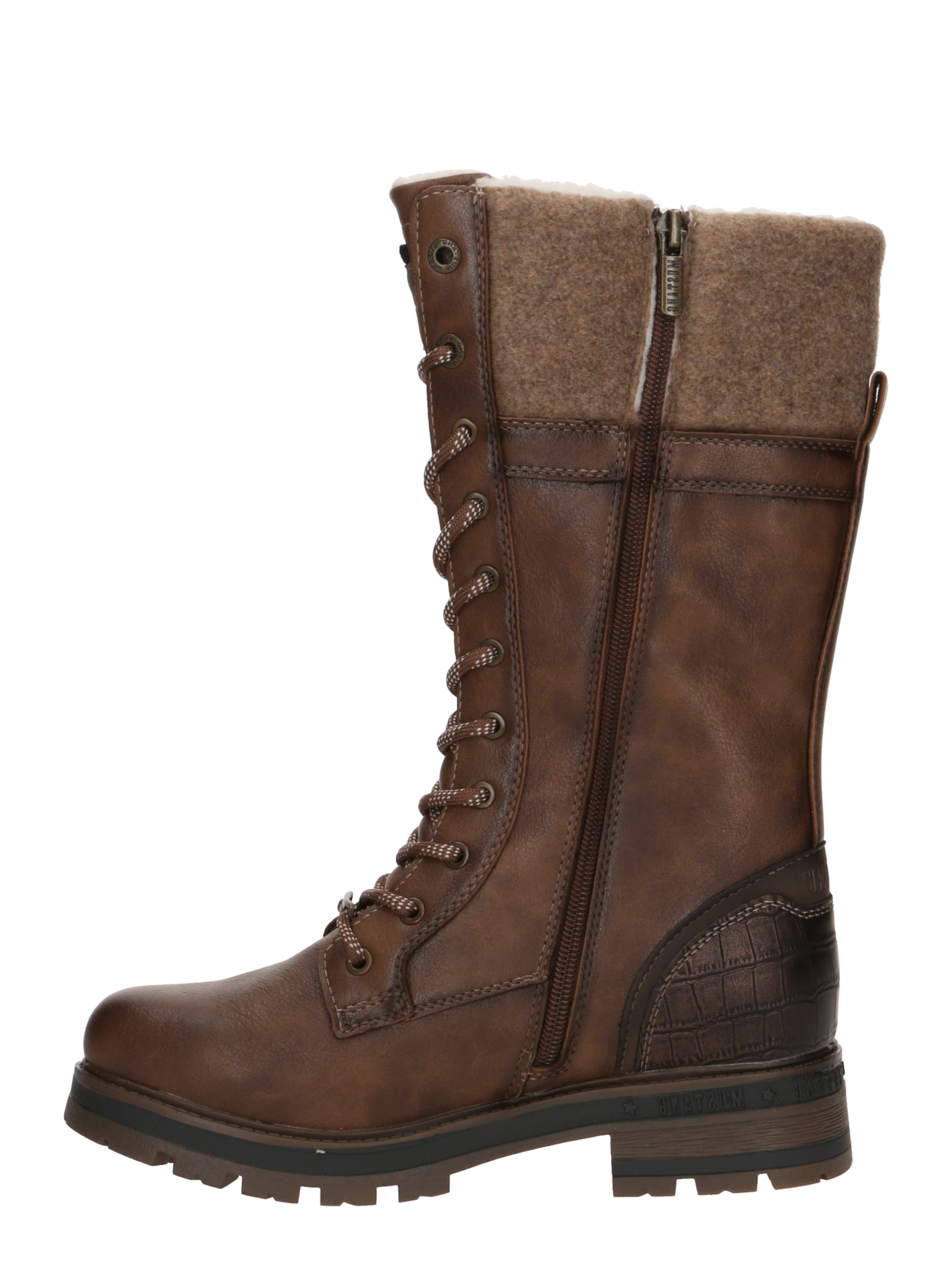 MUSTANG Lace-up boot in Brown