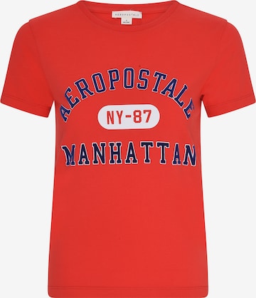 AÉROPOSTALE Shirt 'Manhattan' in Rot: predná strana