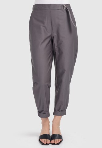 HELMIDGE Loose fit Pants in Grey: front