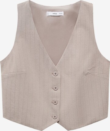 MANGO Suit Vest 'AVAYAR' in Brown: front