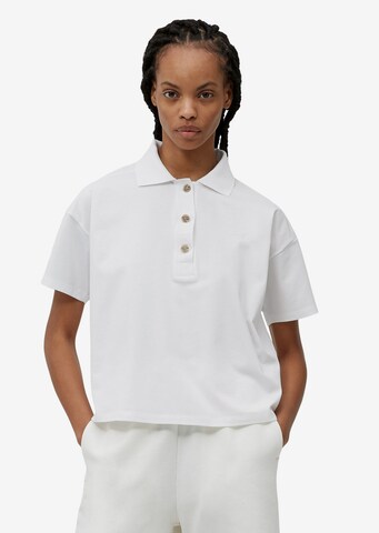 T-shirt Marc O'Polo en blanc : devant