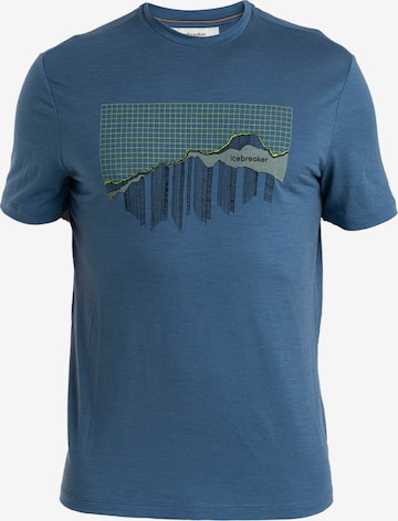 ICEBREAKER Toiminnallinen paita '150 Tech Lite III Pinnac' värissä sininen: edessä