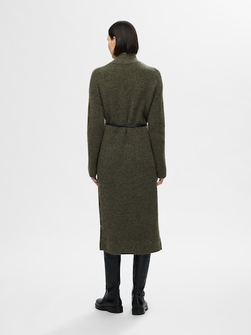 Robes en maille SELECTED FEMME en vert