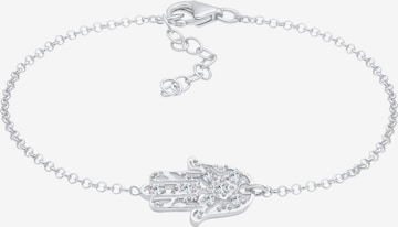 Bracelet 'Hamsa Hand Fatima' ELLI en argent : devant