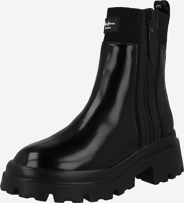 Pepe Jeans Ankle Boots 'LOL' in Black: front