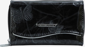 Jennifer Jones Wallet in Black: front